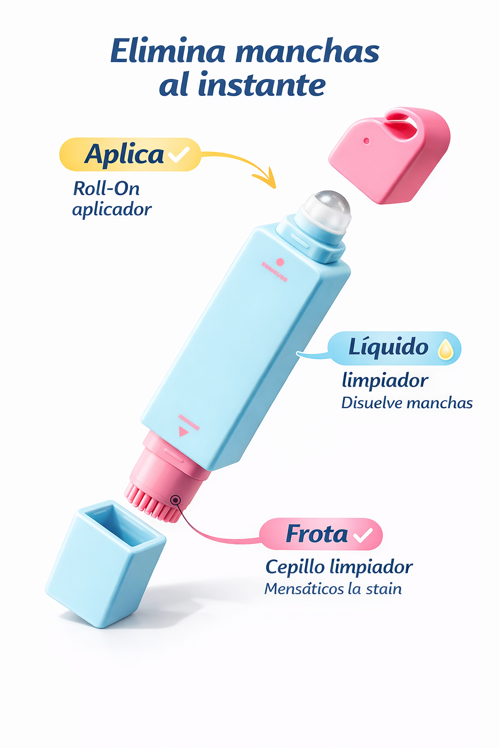 3 Quitamanchas +1 de regalo